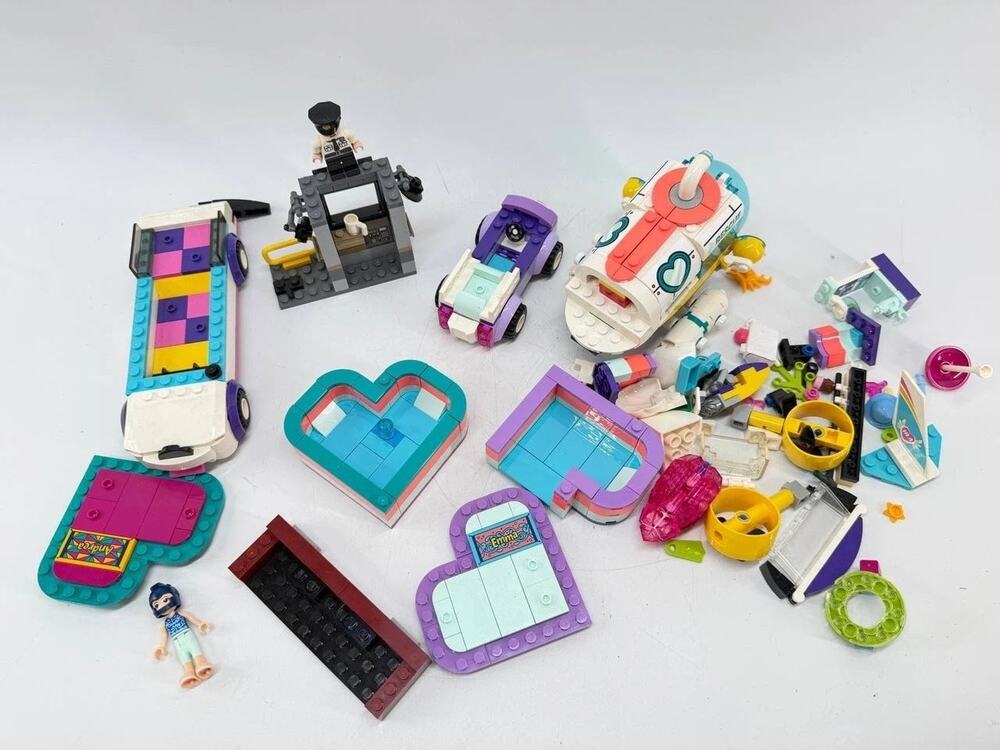 LEGO Friends Mixed Lot Incomplete Sets Vehicles Figures Parts Accessories Used
